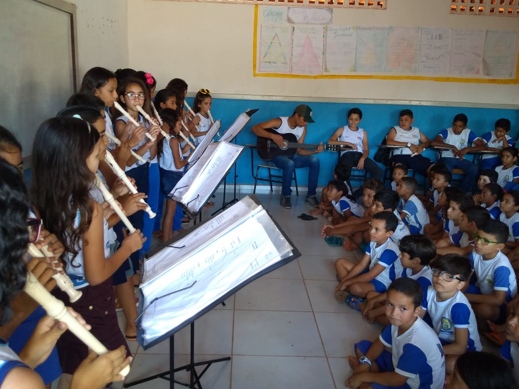 Jovens do Projeto Ventos da Asa Branca realizam recital de música em João Câmara